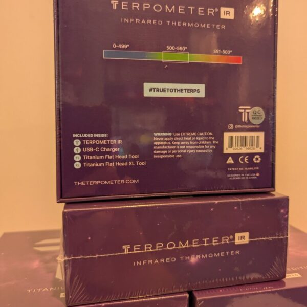 Terpometer Infrared Titanium Edition Granddaddy Purple Gen 2.0 / DabSmart Adj. Stand