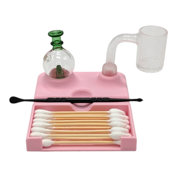 Dab Stand with Cotton Swab Holder